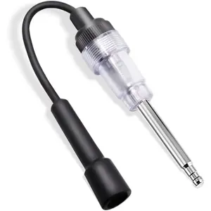 Inline Spark Plug Tester, Straight Boot Engine Ignition Tester Light Easy to Use, Small Armature Diagnostic Detector Tool for Automotive, Car, Lawnmower, Motorcycles, Internal External Engine