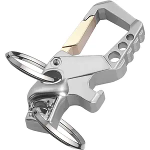 Heavy Duty Key Chain Bottle Opener,Carabiner Car Key Chains for Men and Women
