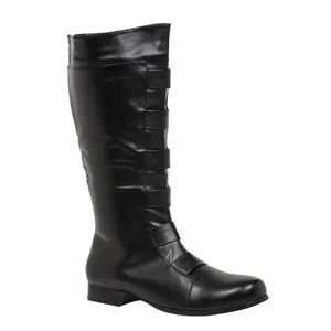 Adult Black Superhero Costume Boots