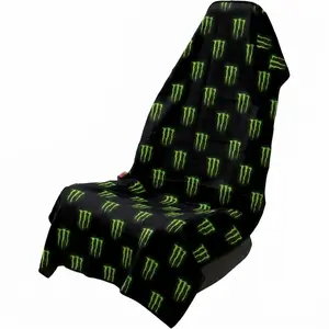 Monster Energy Inspired Car Seat Cover Towel, Waterproof Sweat Seat Protector for Gym, Racing, Surf & Outdoor Adventures