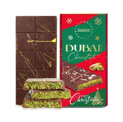 Dubai Chocolate Bar - 3.4oz And 7oz Chocolate Bar with Sugar, Dessert Snack, Perfect for Enjoying Anytime Bonbon Cocoa Flavor