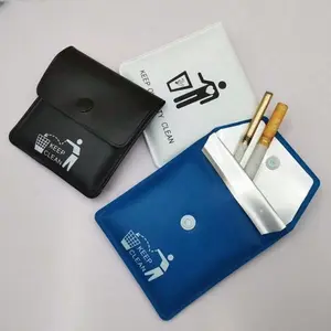 3pcs fireproof and deodorizing ashtray-portable pocket ashtray with clean design, compact travel ashtray.