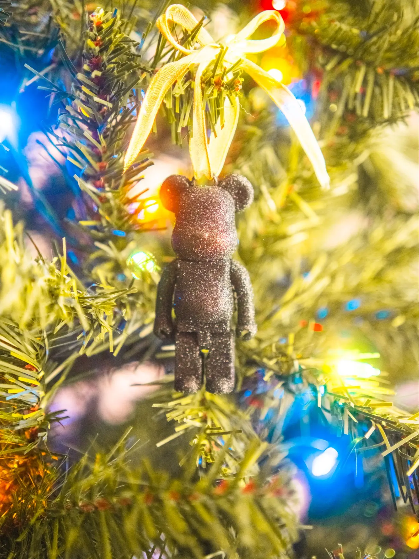 3" Bearbrick Christmas Ornament for Roommates, Hypebeast, & Friends - Holiday Decoration