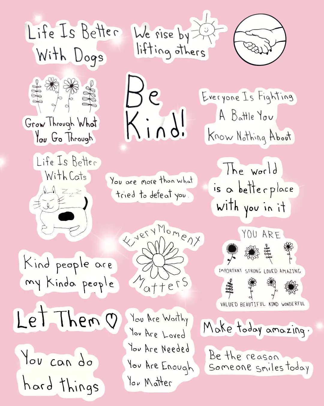 Stickers Drawn By Uncle Andy