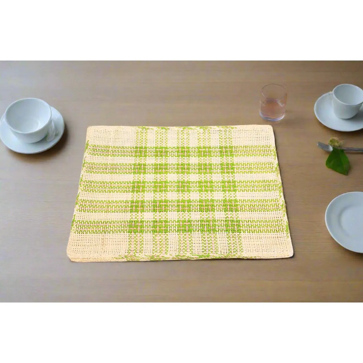 Iraca Handwoven Rectangular Placemats (Set of 6) - Artisan Colombian Designer Collection