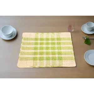 Iraca Handwoven Rectangular Placemats (Set of 6) - Artisan Colombian Designer Collection