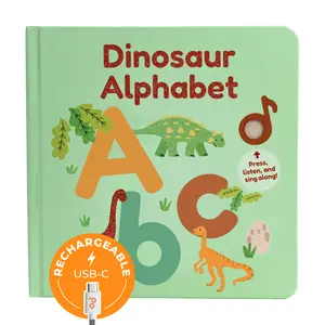Cali's Books Dinosaur Alphabet Sound Book for Babies and Toddlers