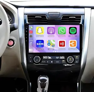10 Inch IPS Touch Screen Car Radio for Nissan Altima 2013-2015, Support Wireless Carplay, Android Auto and Mirror Link, Built-in Bluetooth 5.4, GPS, WiFi, Mic & Backup Camera