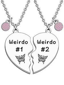 Heart Shaped Pendant Necklace with Rhinestones Decor, Heart Design Necklace, Fashion Jewelry for Party, Daily Decor, Trendy All-match & Exquisite Jewelry for Birthday Gift, Valentine's Day, Gift