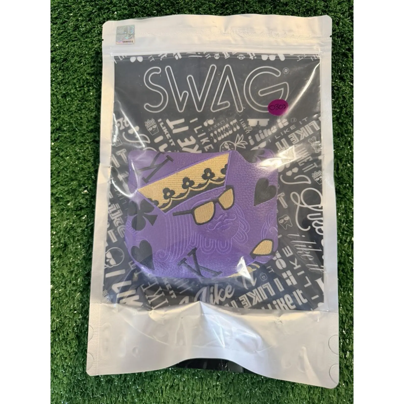 SWAG Purple Rein Of Poker Mallet Cover - New Never Opened Poker Accessory