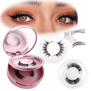 Magnetic Eyelashes, 1 Set Reusable Natural Look Eyelash Extensions, Easy To Apply for Glamorous Eyes, Eye Makeup Product for Women & Girls, Volumized False Eyelashes, Cosmetic