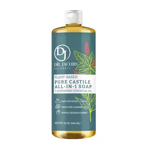 Vegan Peppermint multi purpose Castile Soap