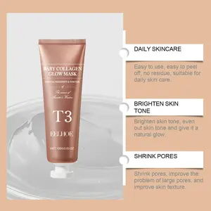 EELHOE Collagen Peel and Tear facial mask Moisturizing, Moisturizing, Wrinkle Resisting, Skin Brightening and Tear facial mask