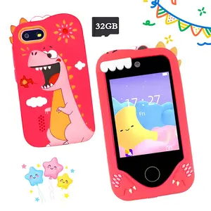 2.8-inch Children's Learning Mobile Phone Toy, Multifunction with 32GB Memory Card, Educational Games and MP3 Player, Perfect Christmas and Birthday Gift for Boys and Girls Aged 3-12, Girls Gift, Boys Gift, Party Gift, Kids Gift