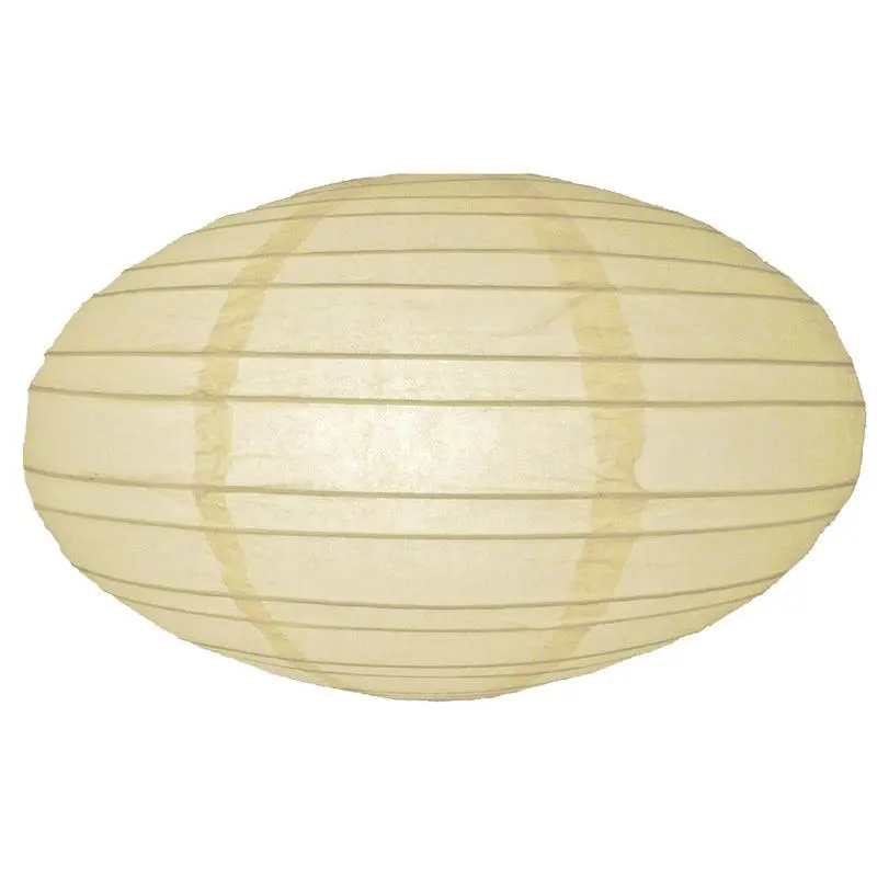 16" Beige Saturn Paper Lantern