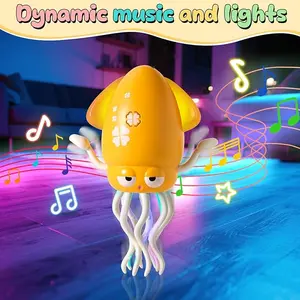 2026 Newly Magic Dancing Octopus Toy, Smart Tentacle Explorer, Playful Crazy 8-Leg Auto-Dance Octopus Toy, Crawling Dancing Automatic Obstacle Sensor Toys, Wiggly Wonder Octopuss Pet Toys for Indoor Cat Dog