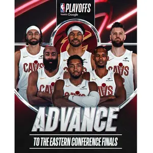 Cleveland Cavaliers NBA Playoffs 2026 Eastern Conference Finals Advancement Poster, Home Decor Artwork Photo Print for Room