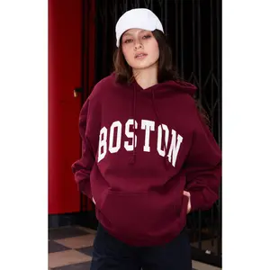 John Galt Women's Christy Boston Oversized Hoodie