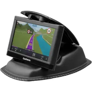 GPS Car Truck Mount, Non-Slip GPS Bean Bag Dash Mount 2-in-1 Anti-Skid Friction Dashboard Sandbag Clamshell Phone Holder for Garmin Nuvi Tomtom Magellan Navigation & All Cell Phone iPhone
