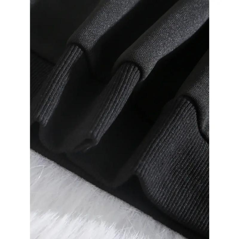 Gothic spider pattern print hoodie, long-sleeved kangaroo pocket pullover, women's casual sportswear, autumn and winter outerwear