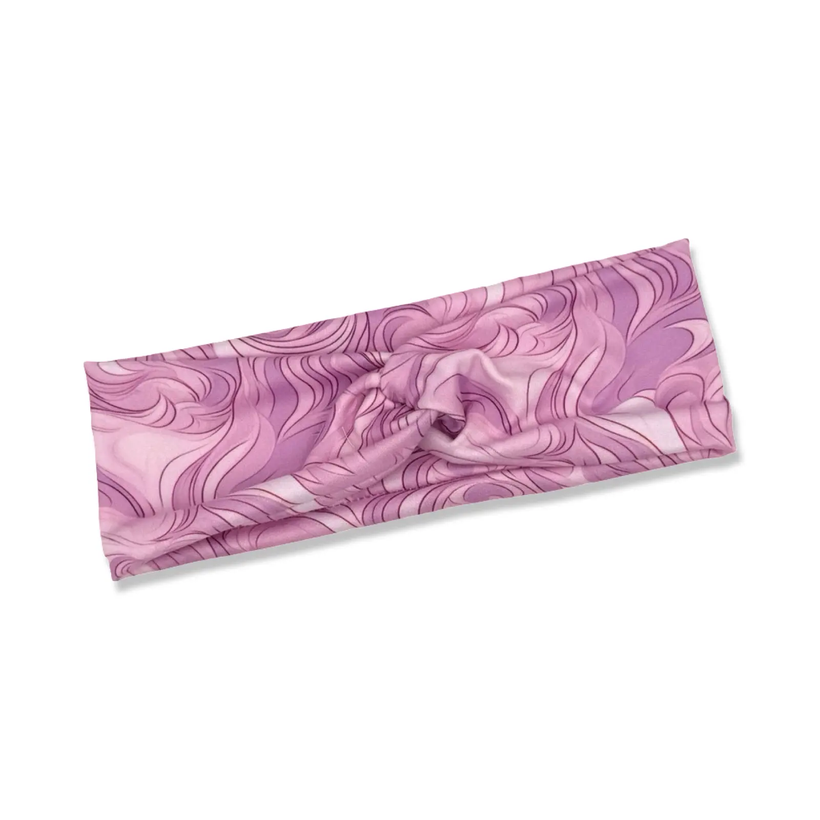 Pretty in Pink Tie Dye Swirl Knotted Headband