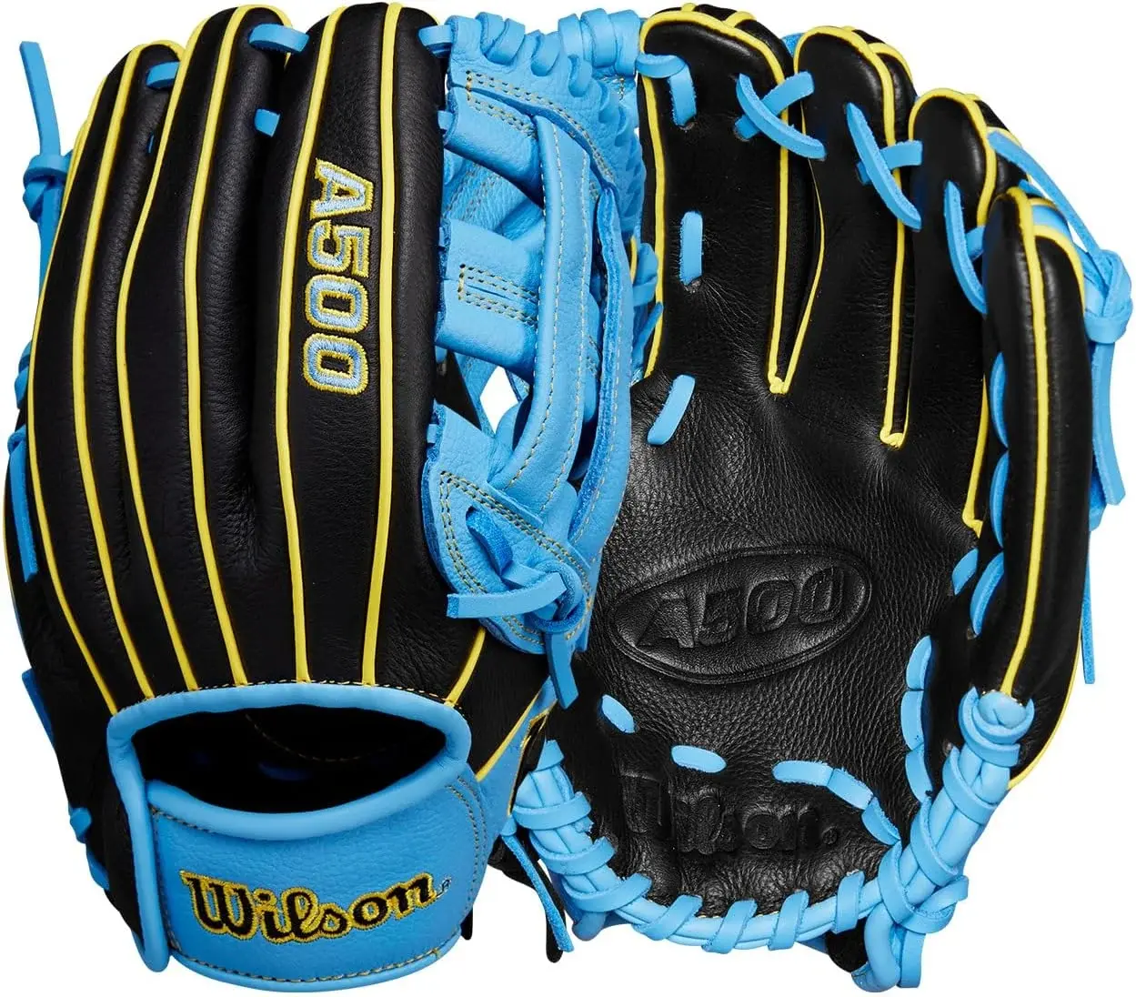Wilson | A500 | Adult + Youth Baseball Glove + Mitt | Sizes 10.5" - 12.5" | Right + Left Hand Throw | Multiple Styles