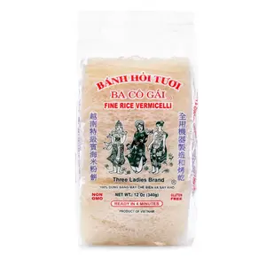 Three Ladies Fine Rice Vermicelli 12 oz