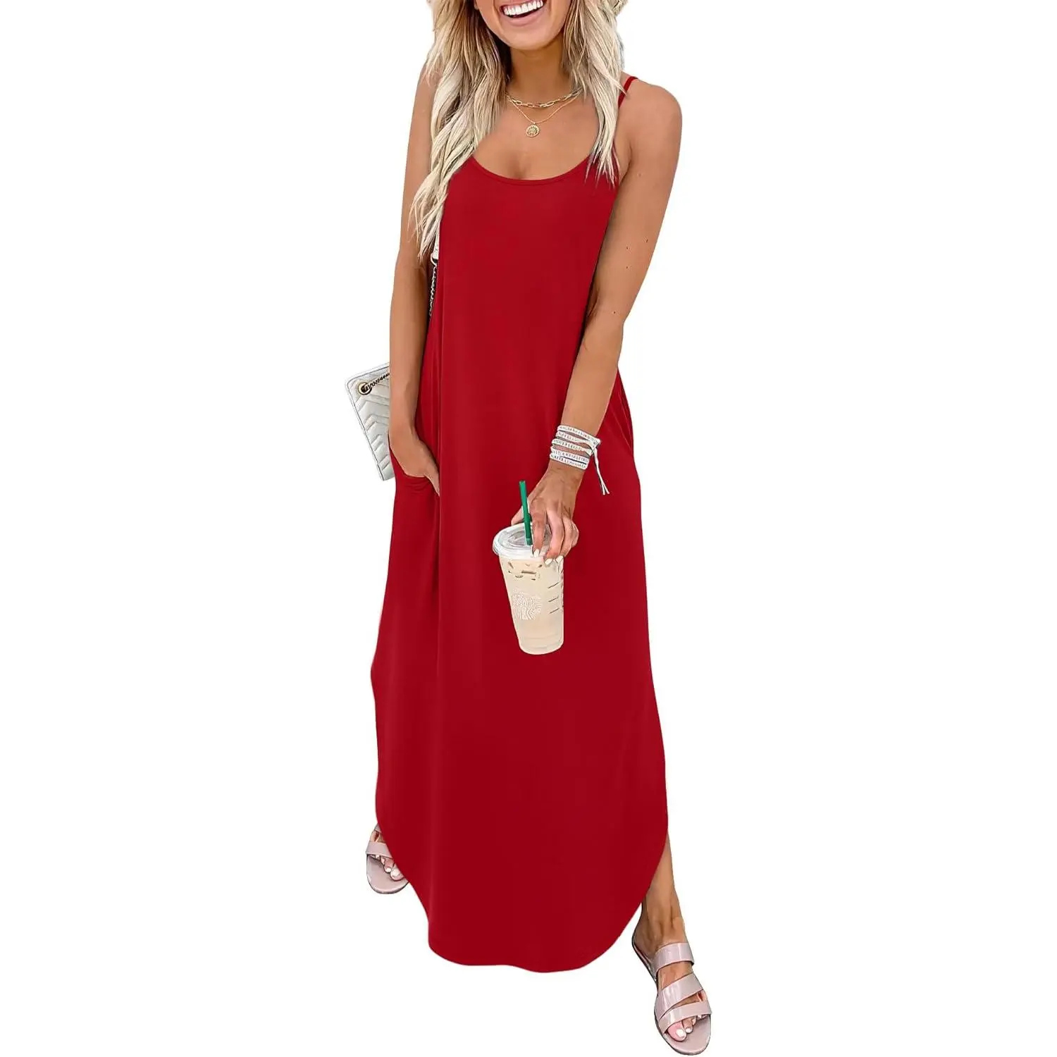 OFEEFAN Women's Maxi Dresses for Women Casual Long Summer Sun Dresses 2026 Spaghetti Strap Hawaiian Vacation Outfits for Women - TikTok Shop OFEEFAN Women's Maxi Dresses for Women Casual Long Summer Sun Dresses 2026 Spaghetti Strap Hawaiian Vacation Outfits for Women - TikTok Shop
