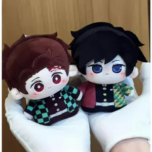 Demon Anime Figure Giyu Tomioka Mitsuri Kanroji Douma 10cm Cotton Doll Plush Toy Cute Desktop Decoration Festival Gift For Fans