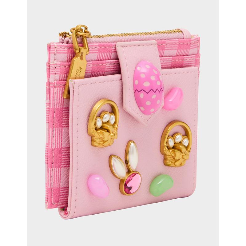 Betsey Johnson A TISKET A TASKET WALLET PINK MULTI
