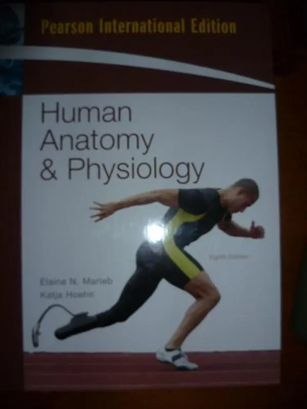 USED Book - Human Anatomy and Physiology, 8th Edition by Elaine N. Marieb (Hardcover) - english