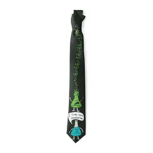 I Think You're Overreacting Necktie Funny Ties Science Teacher Tie Mens Novelty Neckties Funny Ties