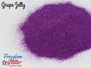 Grape Jelly Extra Fine Glitter | Holographic Purple | High Temp 400°F Solvent Resistant Glitter