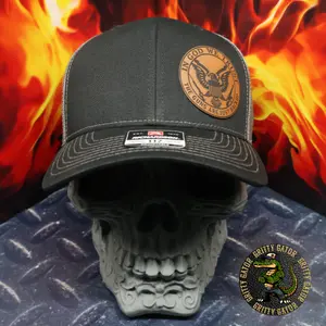 In God We Trust, The Guns Are Just Backup Patch Hat from Gritty Gator