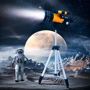 Professional High Definition Astronomical Telescope, 1 Set 70mm Telescope with Phone Holder, Astronomy Beginner's Gift