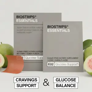 BIOSTRIPS Glucose Support | Fast-dissolving Sugar-Free Strips With Reducose & Chromium | Supports Metabolism and Promotes a Healthy Appetite for Overall Wellness | 60 ct