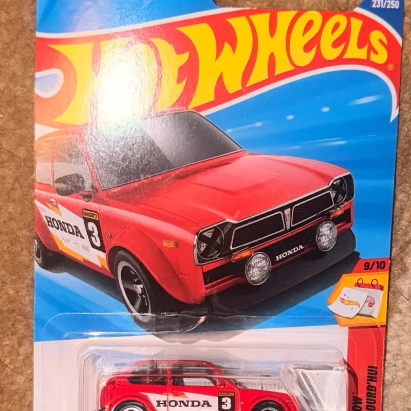 Hot Wheels Honda custom drag Car 3/10 Series 231/250 Collectible Model 9/10 Scale