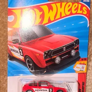 Hot Wheels Honda custom drag Car 3/10 Series 231/250 Collectible Model 9/10 Scale