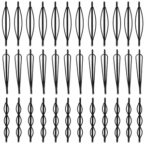 36 count 2.7Inch Black Bobby Pins for Women, Black Metal Hair Clips for Girls Hair Grips