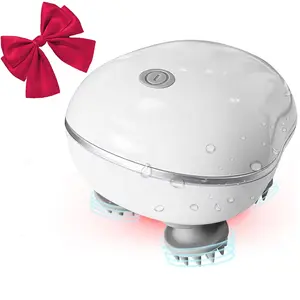 Electric scalp massager, rechargeable head massager, relieves scalp pressure, comes with 4 detachable massage claws, cat massager, holiday gift, silicone head massager, Rechargeable scalp massagers, suitable for home and travel use, Neck shoulder relaxer