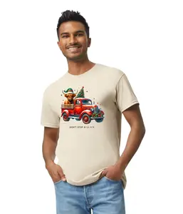 Christmas Mystery Box- 2-T-Shirts and Tumbler with adorable designs. Christmas season,  merry and bright  Casual Womenswear Everyday Graphic Comfortable Unisex christmas  trendy Shortsleeve  Festive Soft T-shirt Streetwear Top