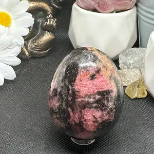 Rhodonite Crystal Egg