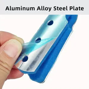 Adjustable Aluminum Alloy Finger Splint, Comfortable Padding Support, Hook Loop Closure, Hand Wash Only, Finger Accessories