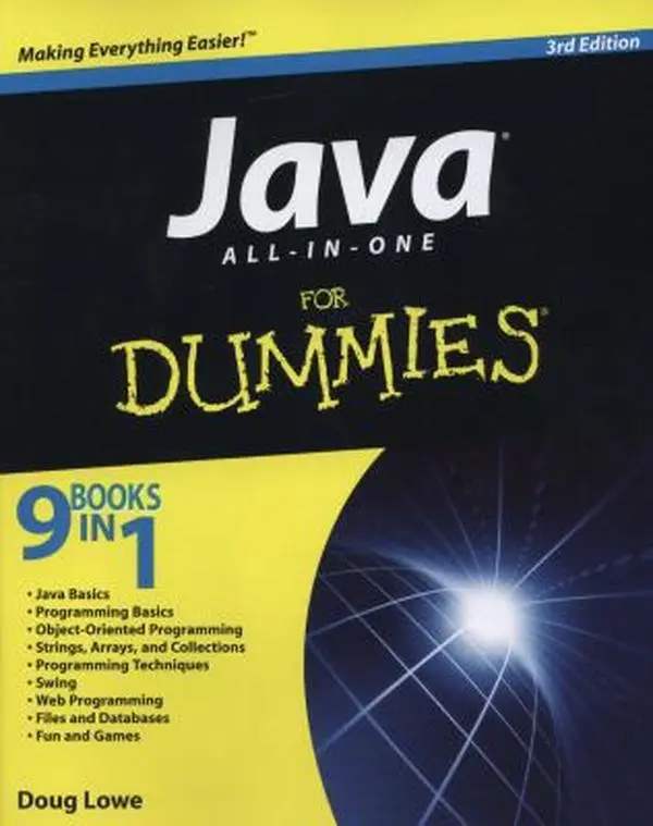 USED Book - Java All-in-One For Dummies by Doug Lowe (Paperback) - english