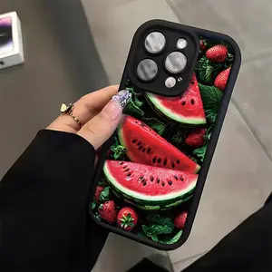 Phone case: Fresh Fruit Watermelon Strawberry Instagram Style Printed Phone Case for iPhone 17 E Air Pro ProMax iPhone16 15 14 Plus 13 12 Mini 11 X XS XR