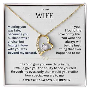 To My Wife - Forever Love Necklace Gift Set