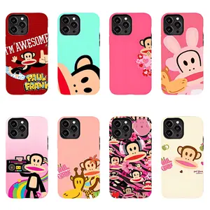 Paul Frank Julius the Monkey Phone Case Collection, Shockproof Cover, Suitable for iPhone 17/16/15/14/13/12/11 Pro Max/Plusand Samsung Galaxy S23-25, shock-absorbing,Cute Cartoon Style