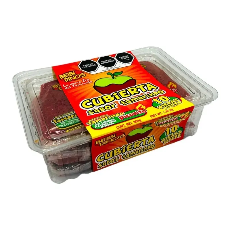 Beibi Dinos Apple Cover 10 Pieces Tamarind Flavor 800g Pack