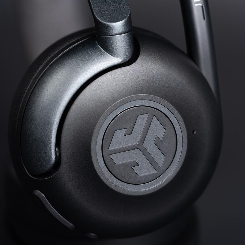 JLab Epic Work ANC Wireless On-Ear Headset Black, Quick Mute Rotating Boom Mic, 2 in 1 Docking Station, Fast Pair, Premium Work Headset, Noise Cancellation, Bluetooth, Crystal Clear Call Quality