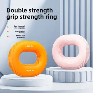Silicone Grip Rings for Men and Women Arm Muscle Training Hand Strength Five Finger Power Children Students Hand Rehabilitation